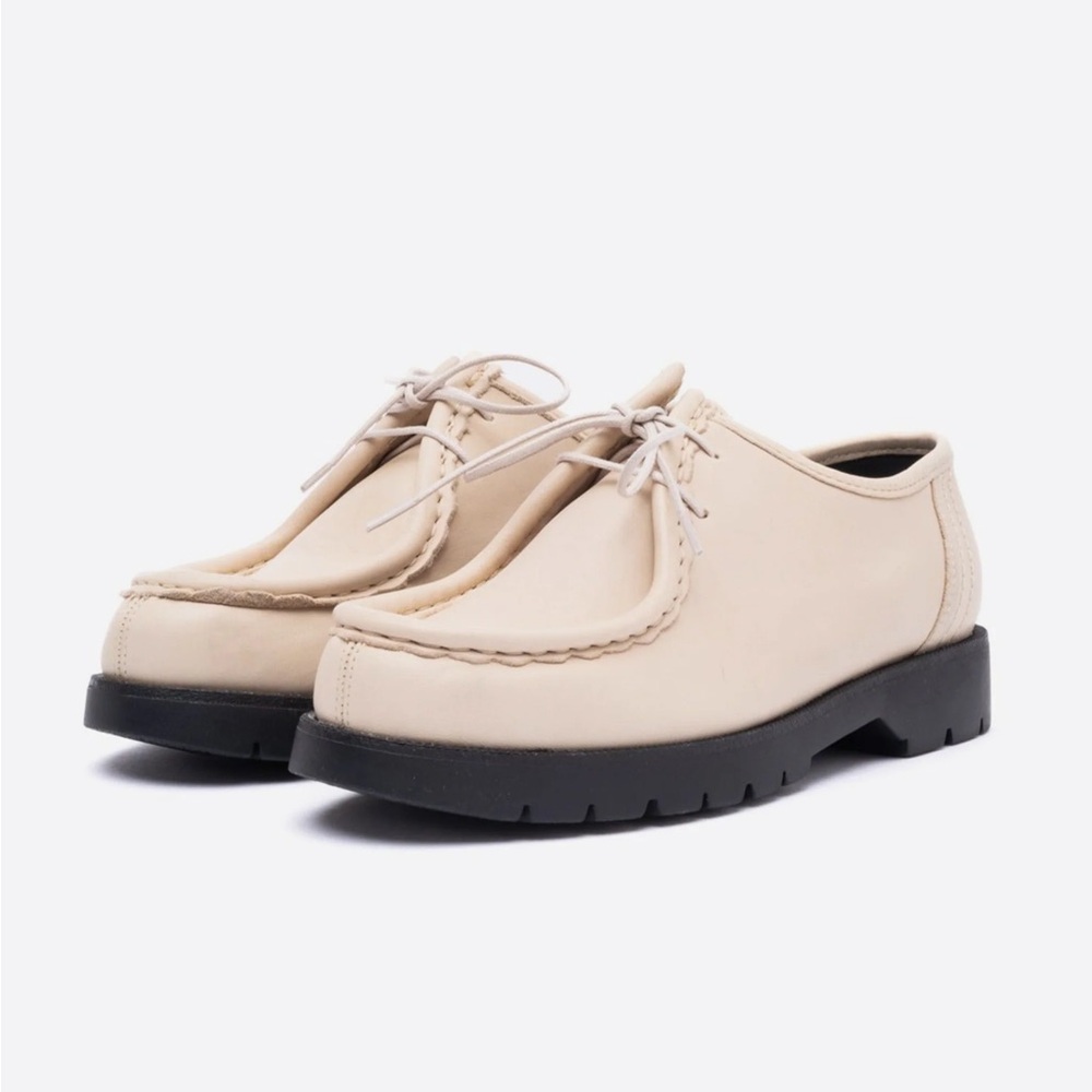 Kleman Padror Tyrolean Shoes in Cream Leather